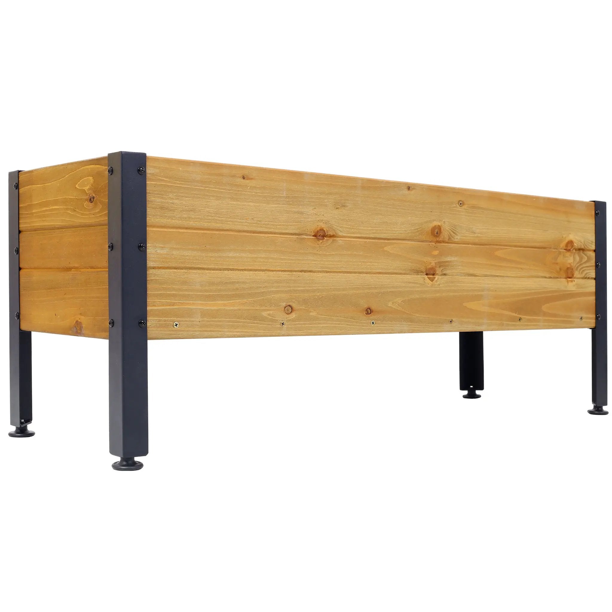 Wood Rectangular Garden Planter Box by HouseOfZazla