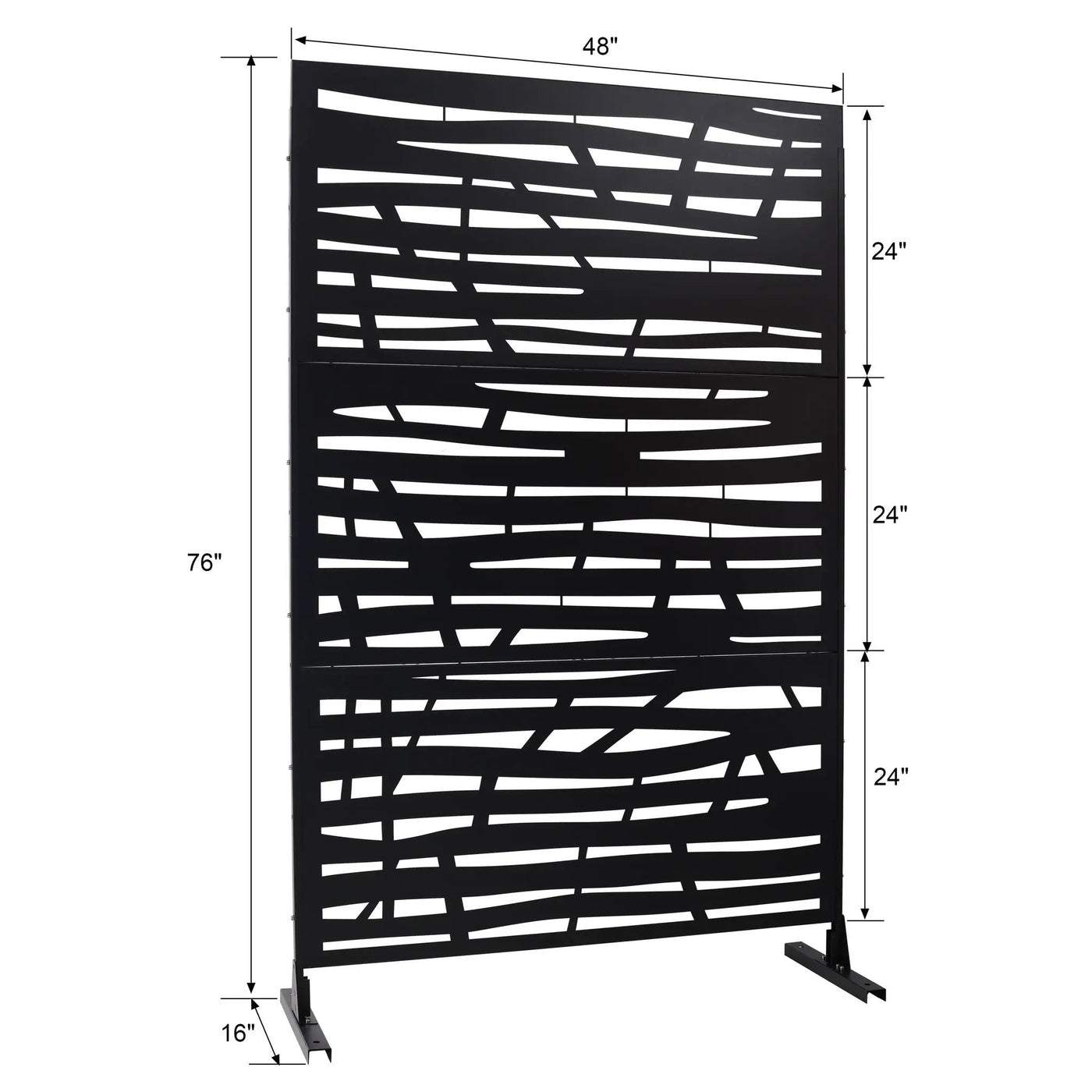 Outdoor & Indoor Privacy Screen Metal Privacy Screen by HouseOfZazla