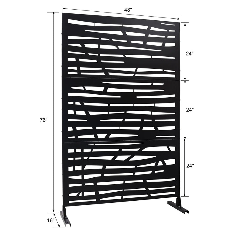 Outdoor & Indoor Privacy Screen Metal Privacy Screen by HouseOfZazla