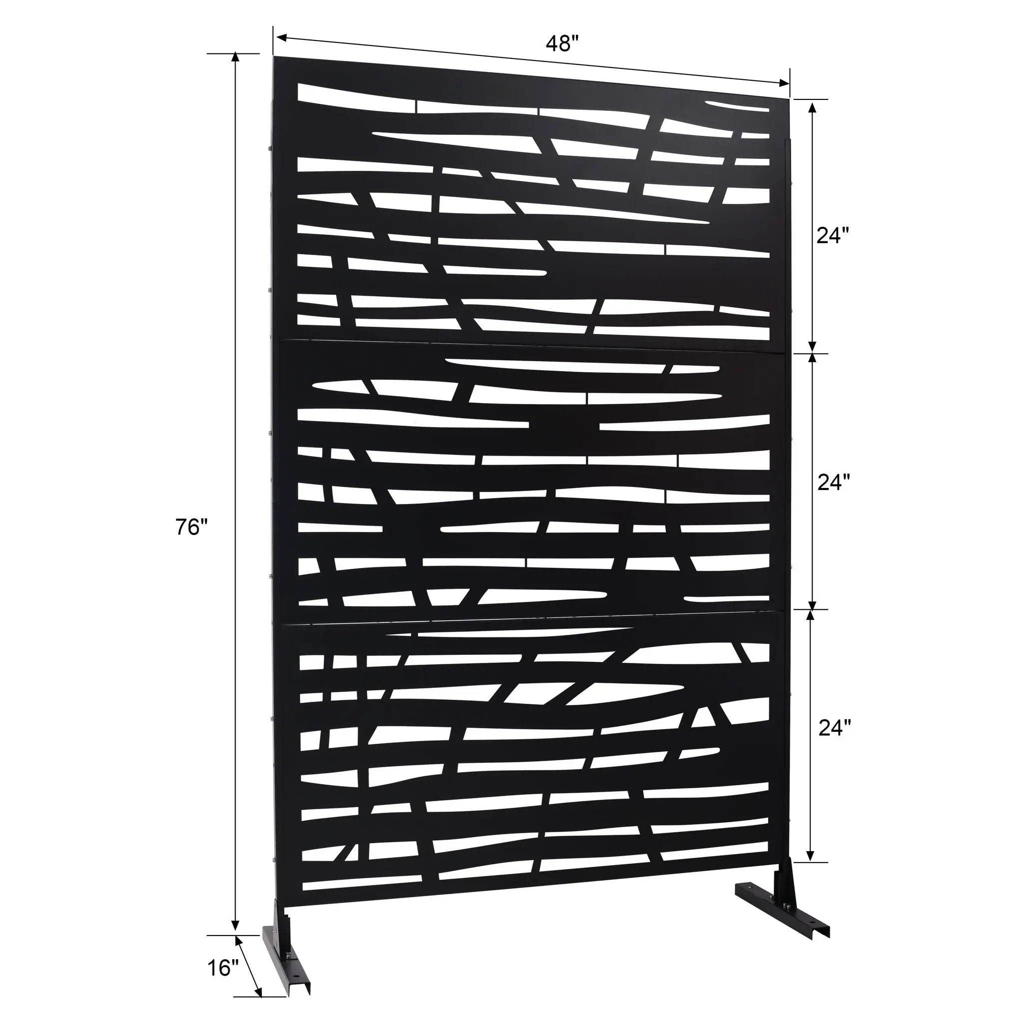 Outdoor & Indoor Privacy Screen Metal Privacy Screen by Unique Piece Furniture