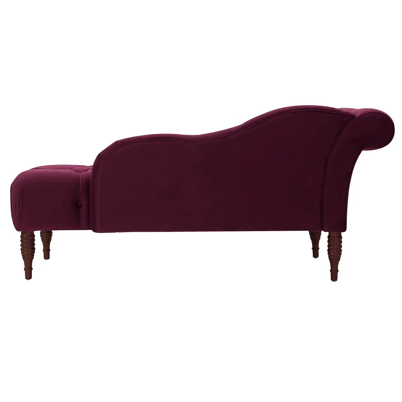 Samuel - Tufted Roll Arm Chaise Lounge by HouseOfZazla
