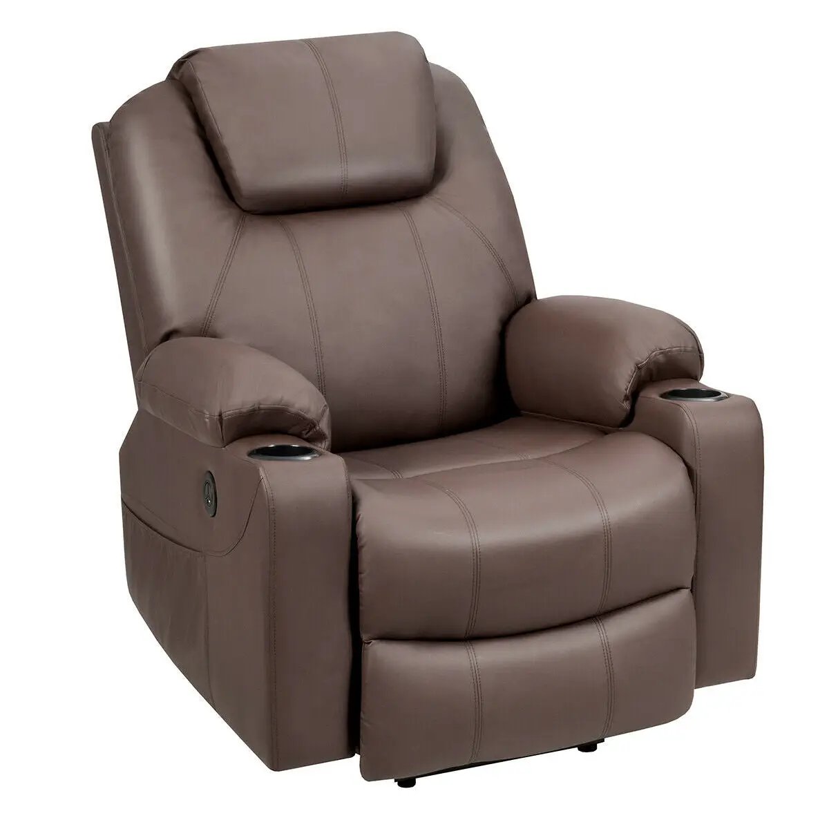 Electric Power Lift Leather Massage Sofa by DirectDeals