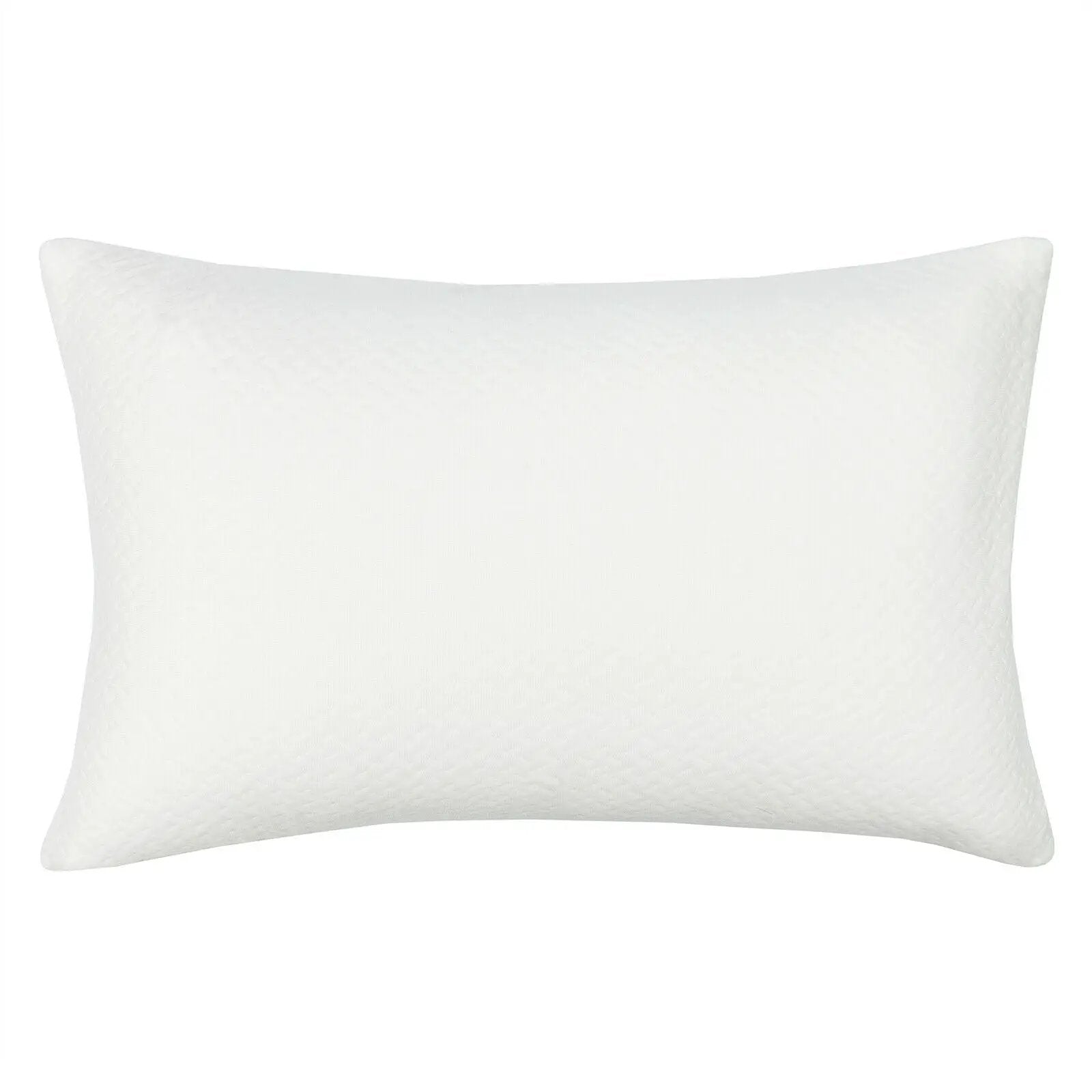Set of 2 28 x18 Inch Shredded Memory Foam Bed Pillows with Bamboo Cooling Cover by DirectDeals