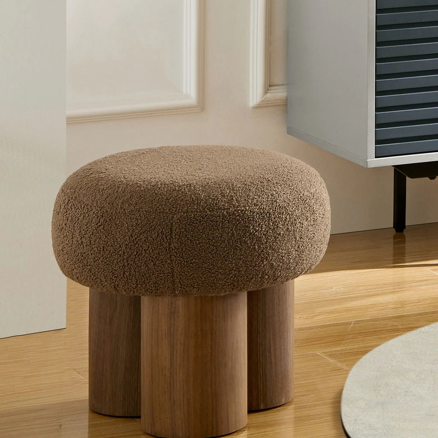 Versatile Mushroom Stool With Cushion by HouseOfZazla