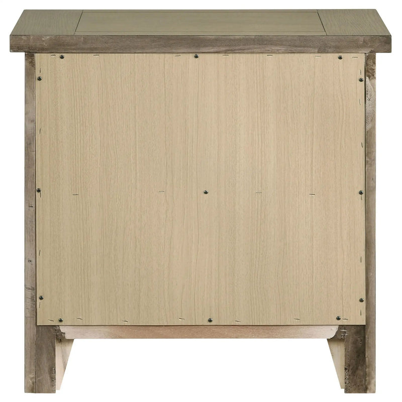 Hazlewood 2-drawer Nightstand Bedside Table Vineyard Oak by Unique Piece Furniture