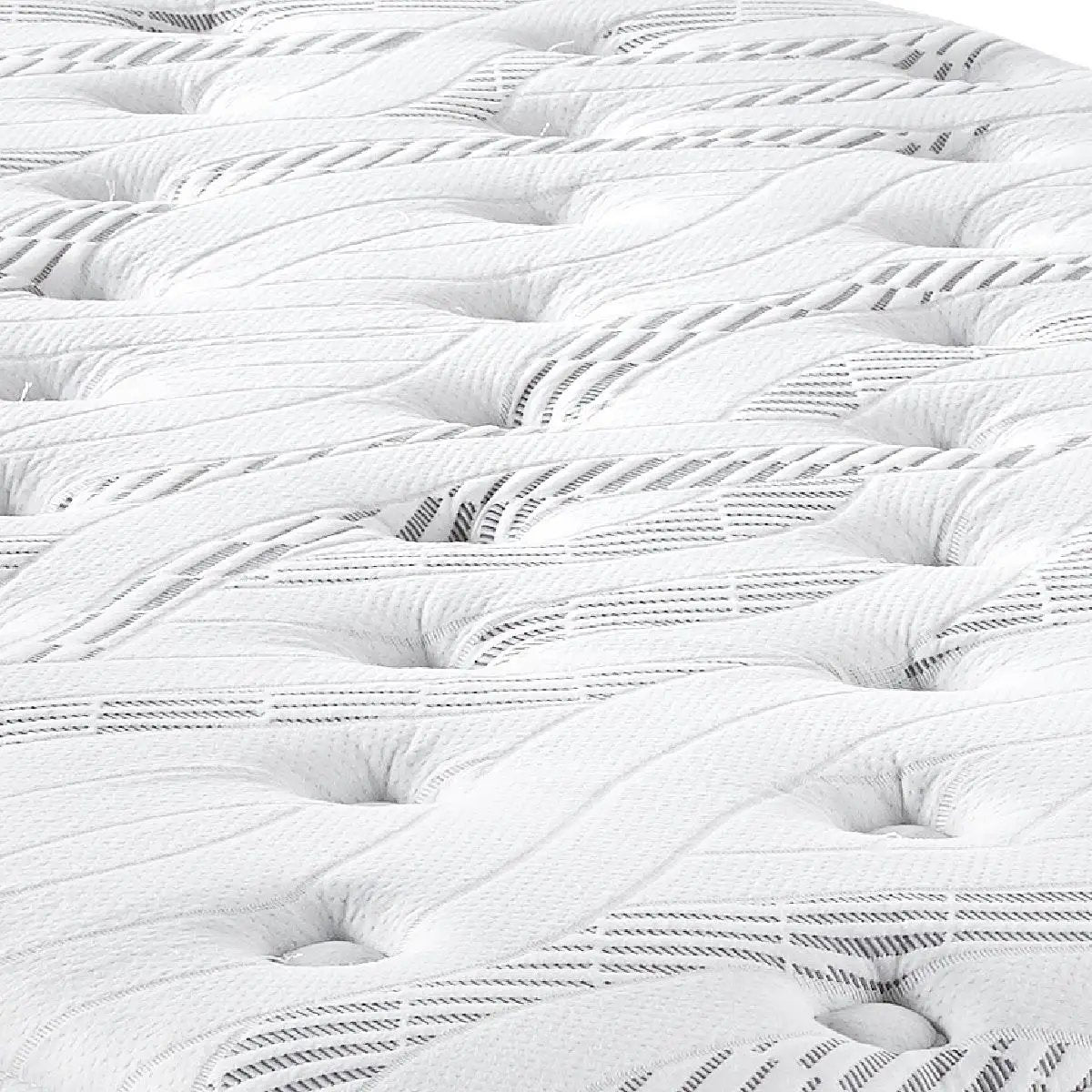10" Quilted Hybrid Mattress, Medium Firm by HouseOfZazla
