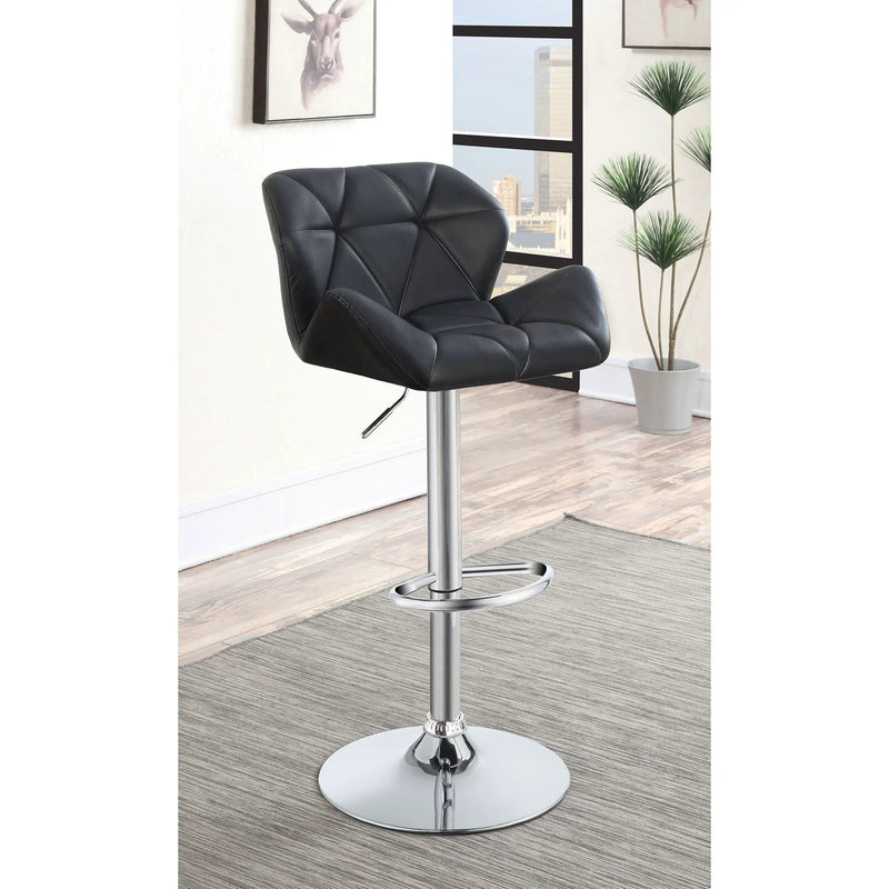 Adjustable Bar Stool With Height-Adjustable Base (Set of 2) by HouseOfZazla