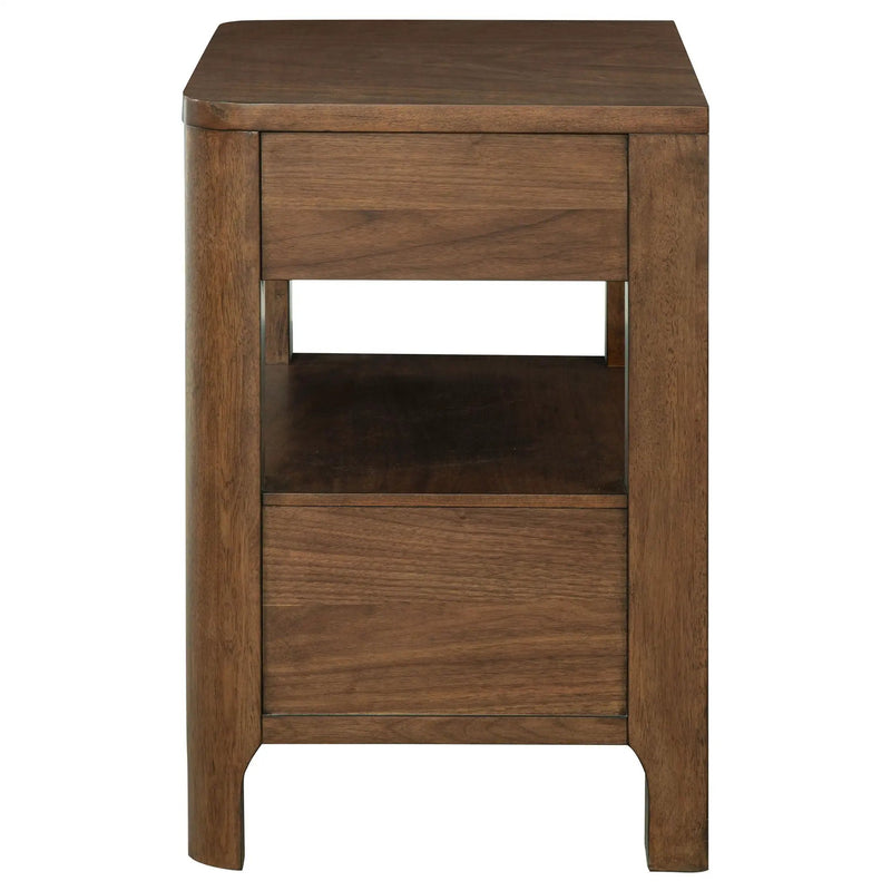 Maderia 2-drawer Nightstand Bedside Table Walnut by Unique Piece Furniture