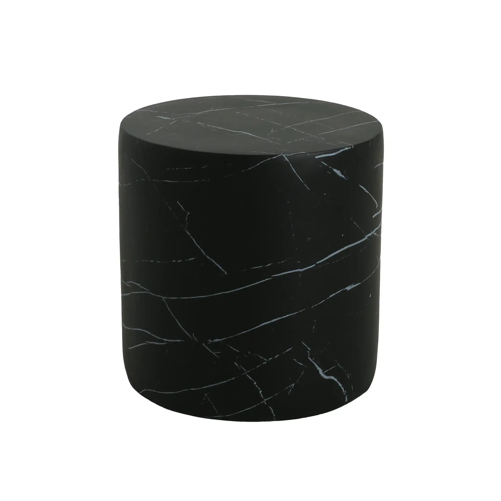 Cylindrical Design Outdoor Lightweight Concrete Side Table by HouseOfZazla