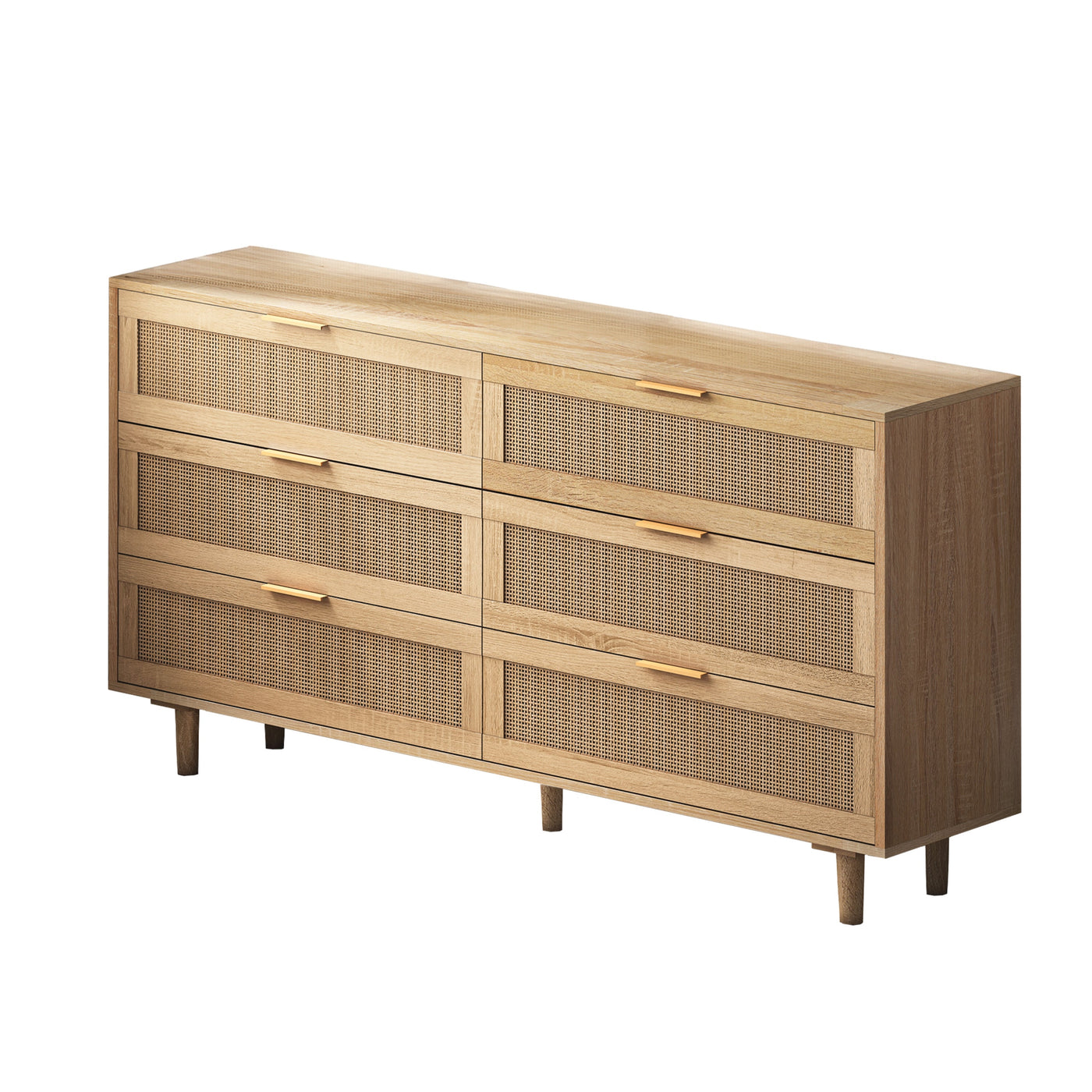 59.06" 6-Drawers Rattan Storage Cabinet by HouseOfZazla
