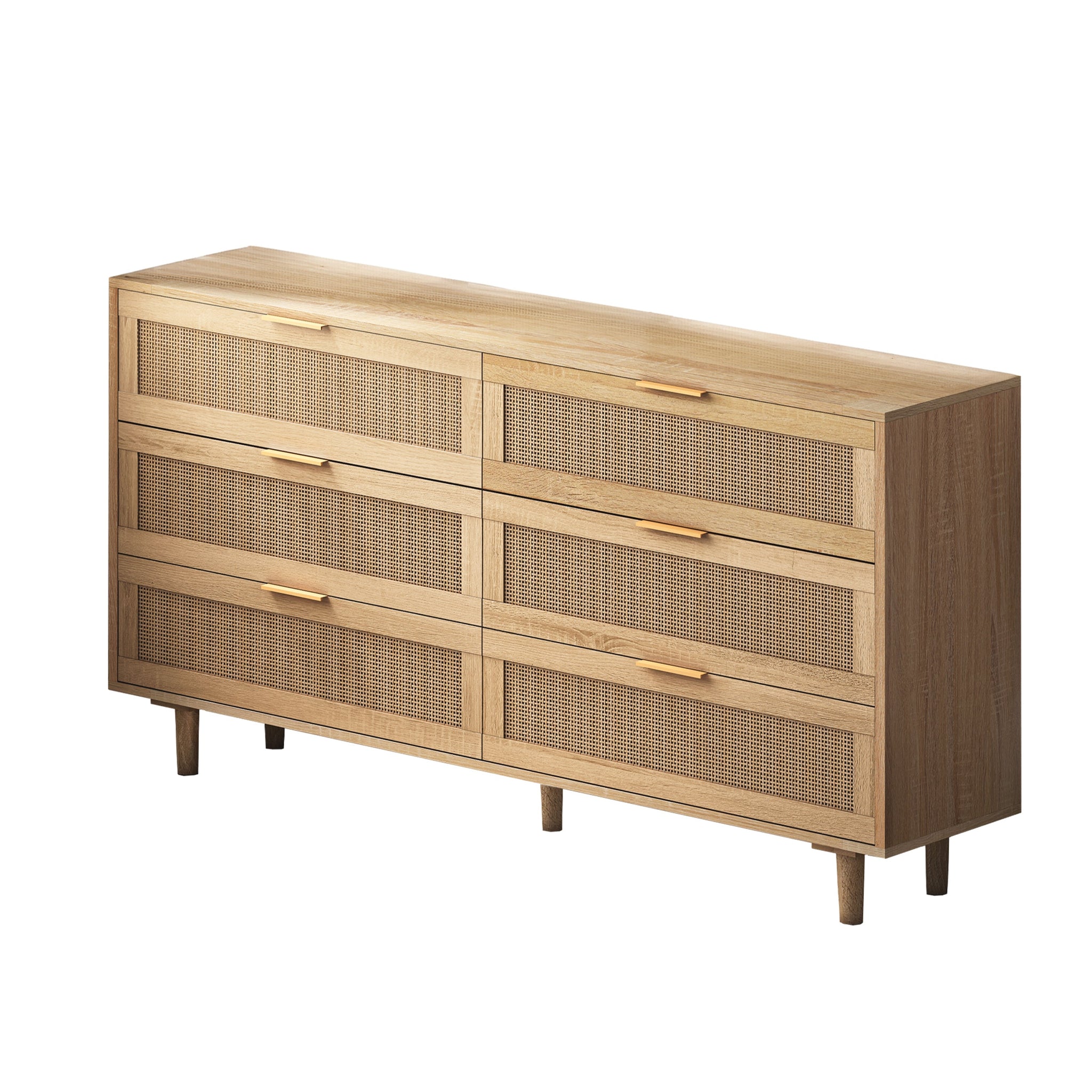 59.06" 6-Drawers Rattan Storage Cabinet by HouseOfZazla