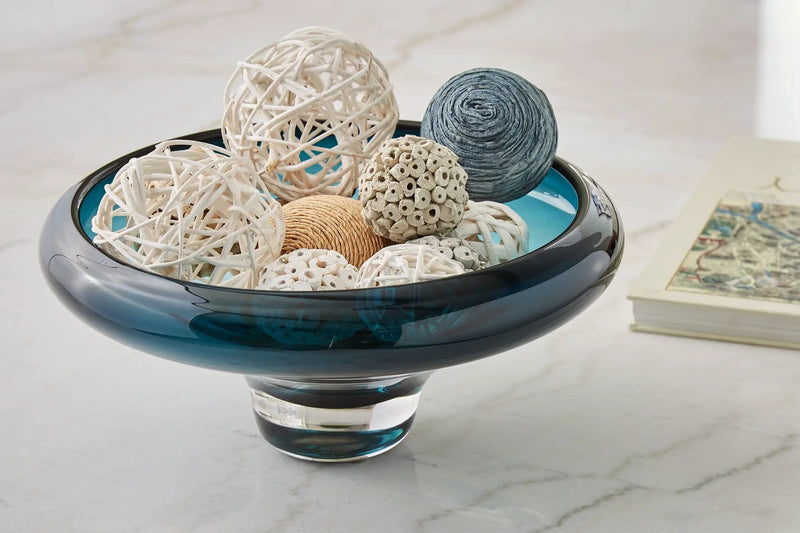 Vallborough - Bowl - Teal Blue by Unique Piece Furniture