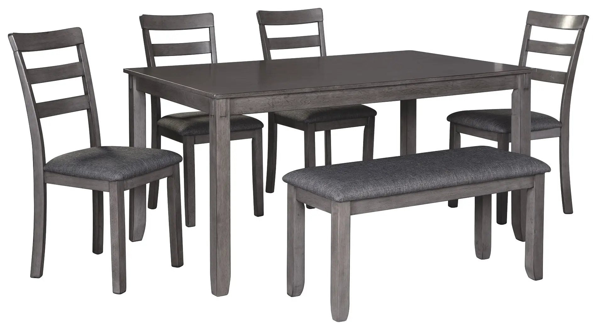 Bridson - RECT DRM Table Set (Set of 6) - Gray by Unique Piece Furniture