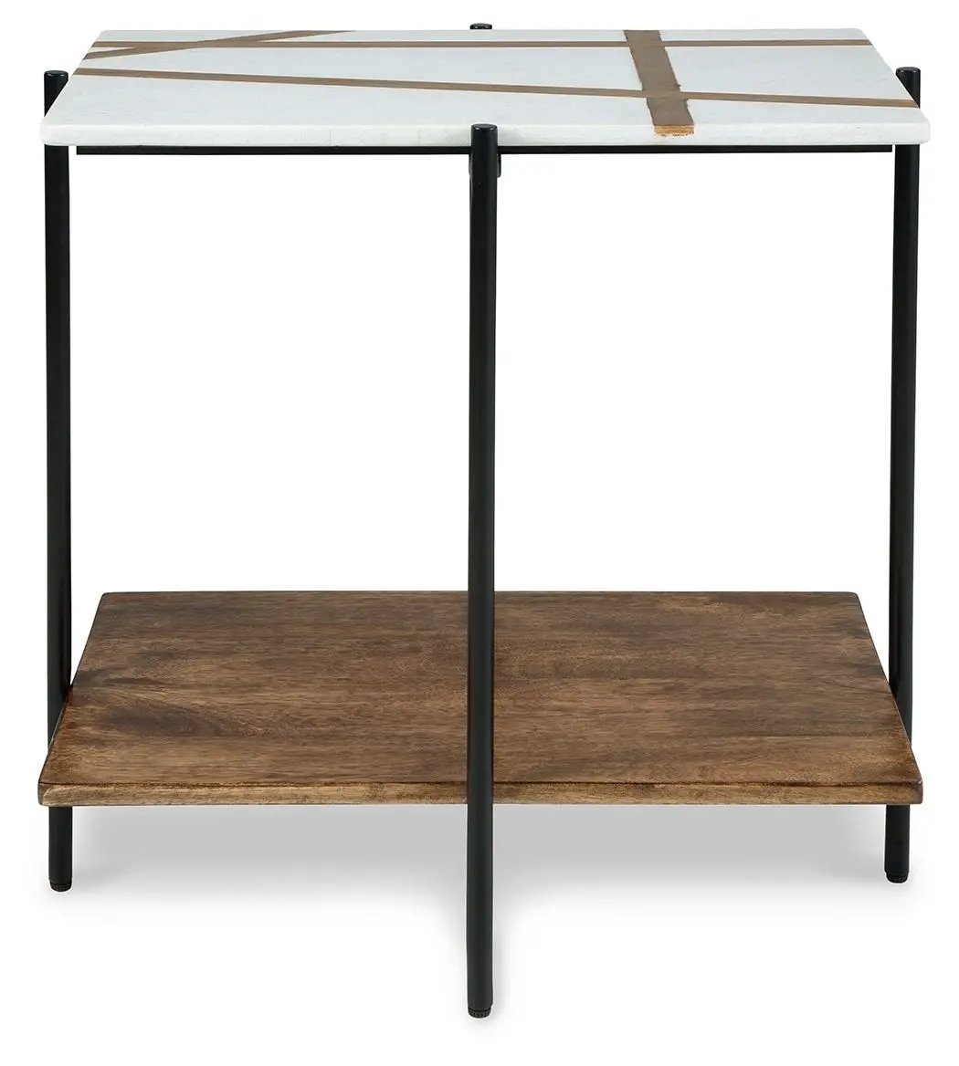 Braxmore - Accent Table - White / Light Brown by Unique Piece Furniture
