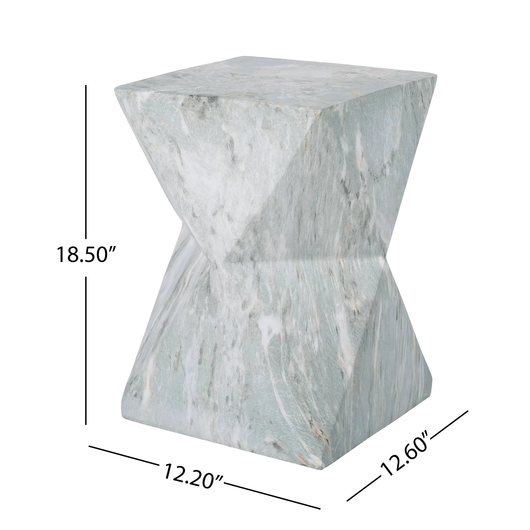 Modern Geometric Hourglass Accent Table by HouseOfZazla