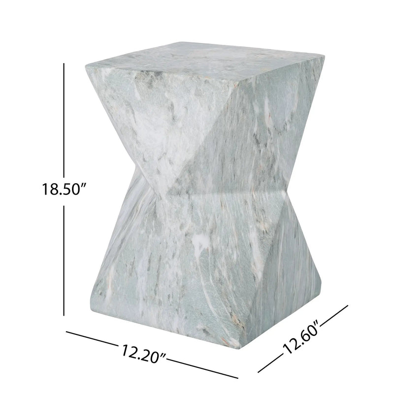 Modern Geometric Hourglass Accent Table by HouseOfZazla