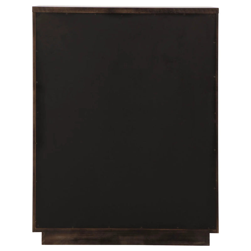 Moraga - 5 Drawer Chest Of Drawers - Ash Brown by HouseOfZazla