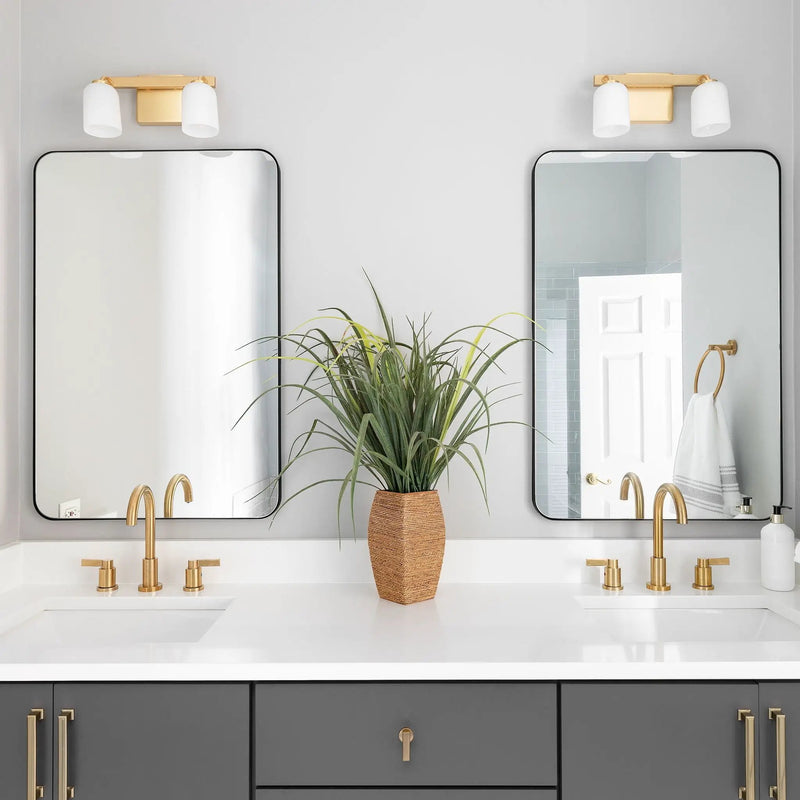 Wall Mirror Rectangular Mirror Metal Framed Mirror Vanity Mirror Dressing Mirror, For Bathroom, Living Room, Bedroom by Unique Piece Furniture