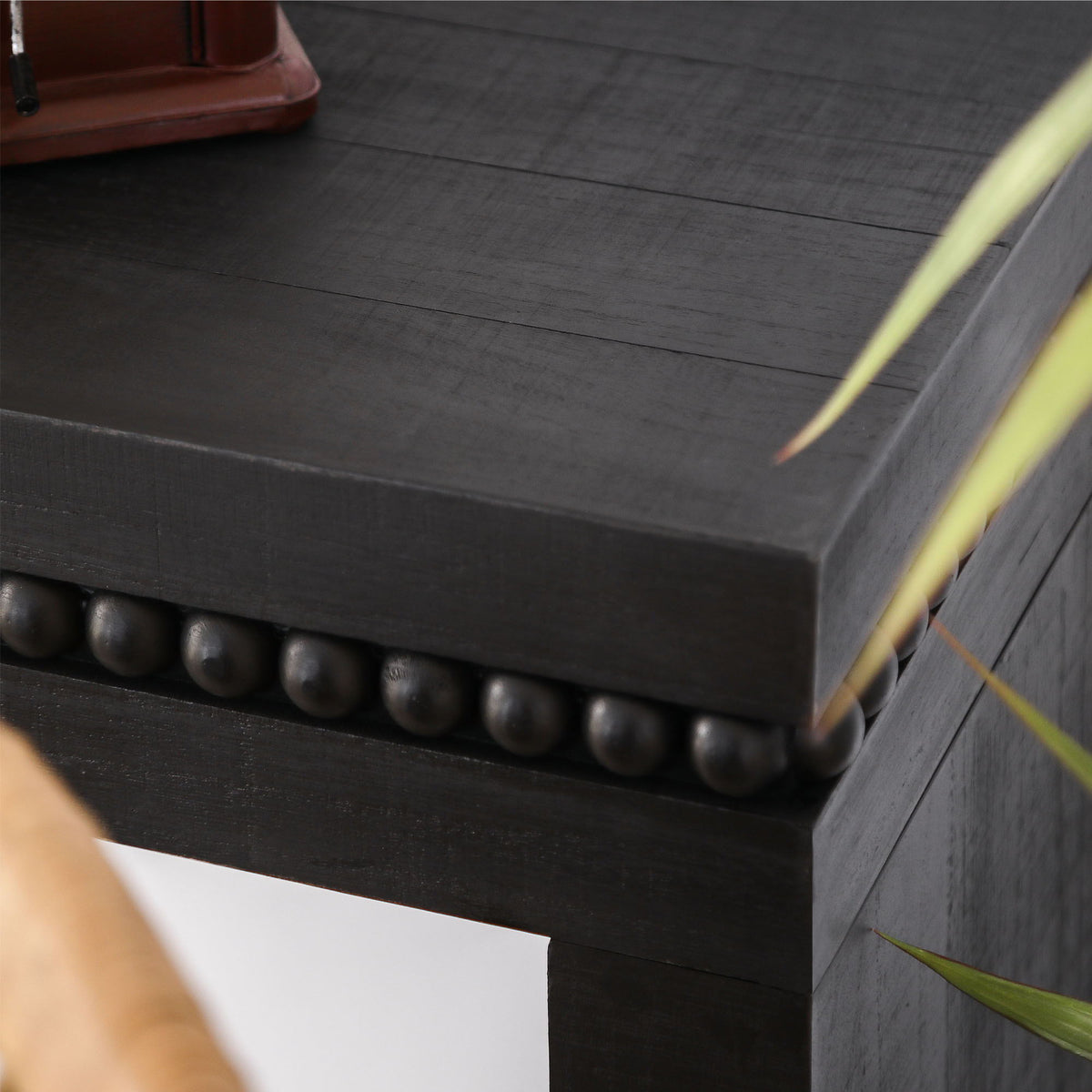 Modern Rustic Wood Table, Rectangular Living Room Center Table With Floating Top Design, photo 6 of 14