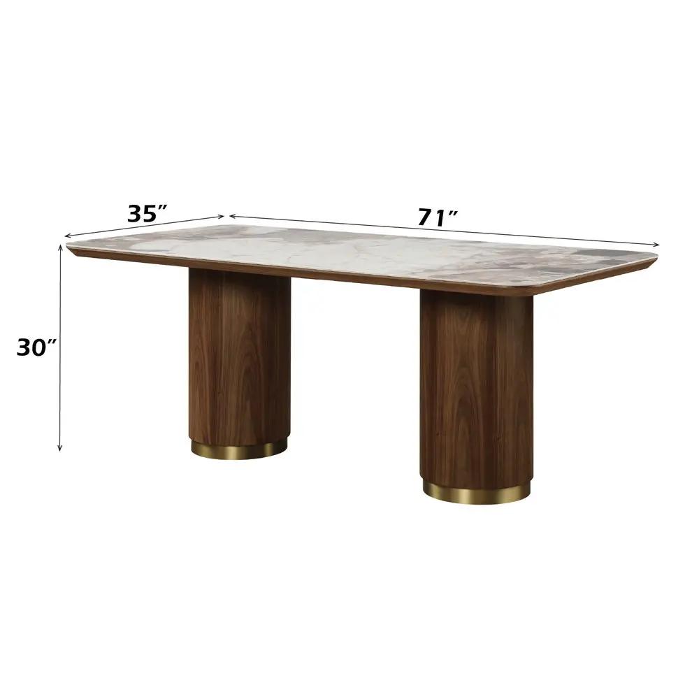 Willene - Dining Table With Ceramic Top by Unique Piece Furniture