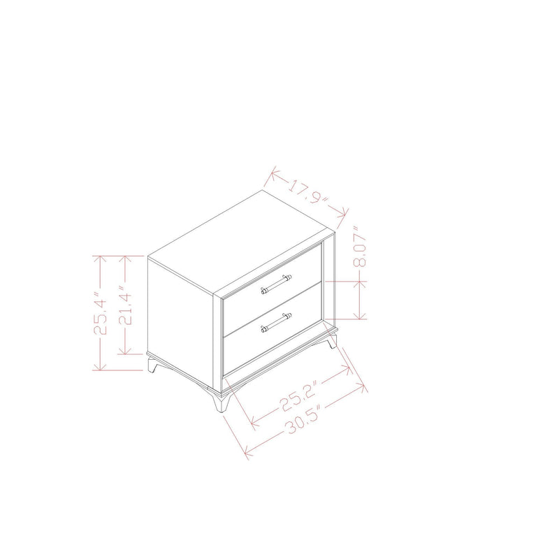 Star Nightstand - White, photo 2 of 5