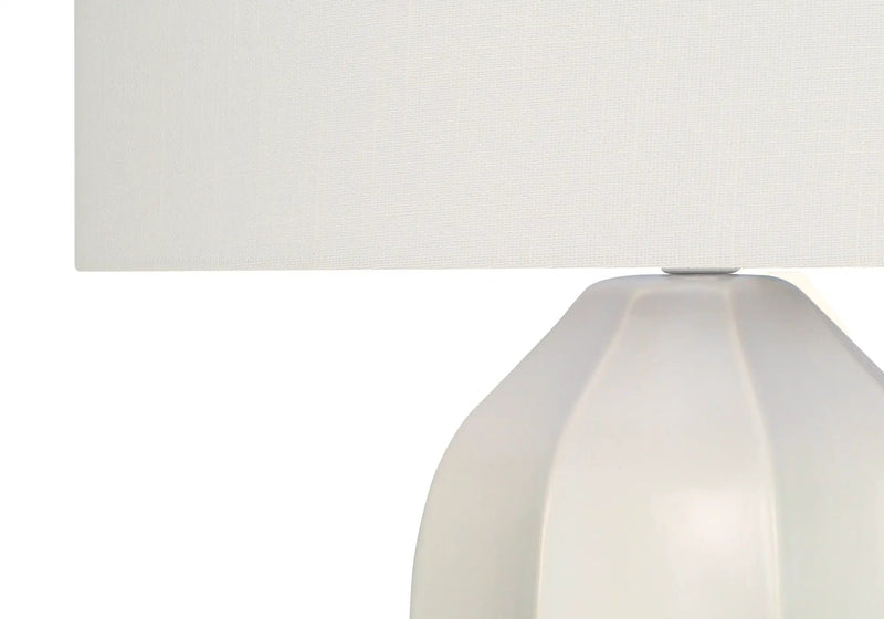 Modern Lighting Table Lamp - Cream by HouseOfZazla