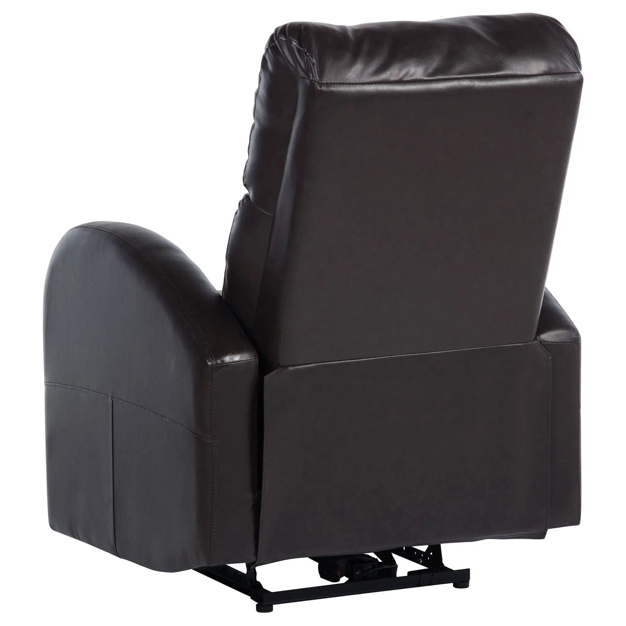 Grant Upholstered Power Recliner Chair Brown by Unique Piece Furniture