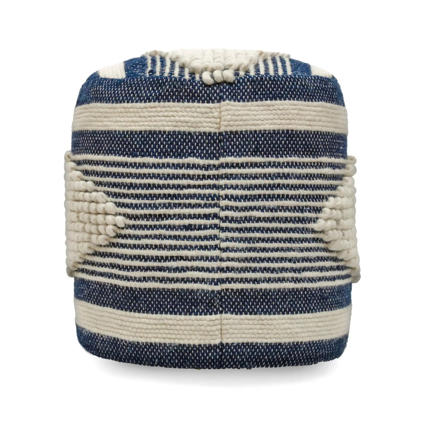 Diamond - Handcrafted Cylindrical Pouf by HouseOfZazla