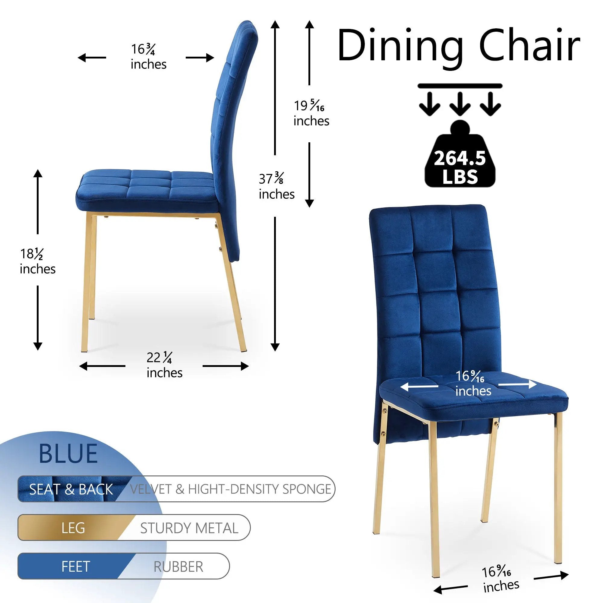 High Back Nordic Dining Chair Modern Chair With Color Legs by Unique Piece Furniture