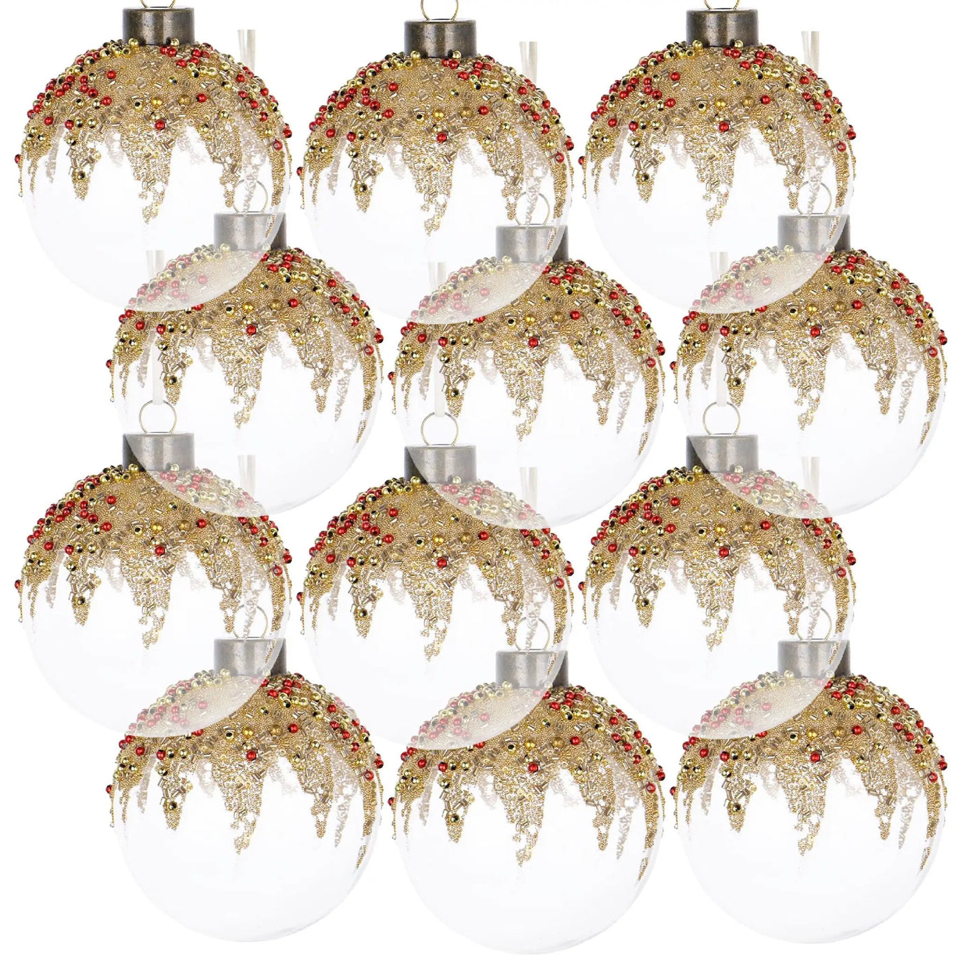 Christmas Ball Ornaments, Decorative Hanging Ball Christmas Tree Ornaments For Holiday Party Decorations by HouseOfZazla