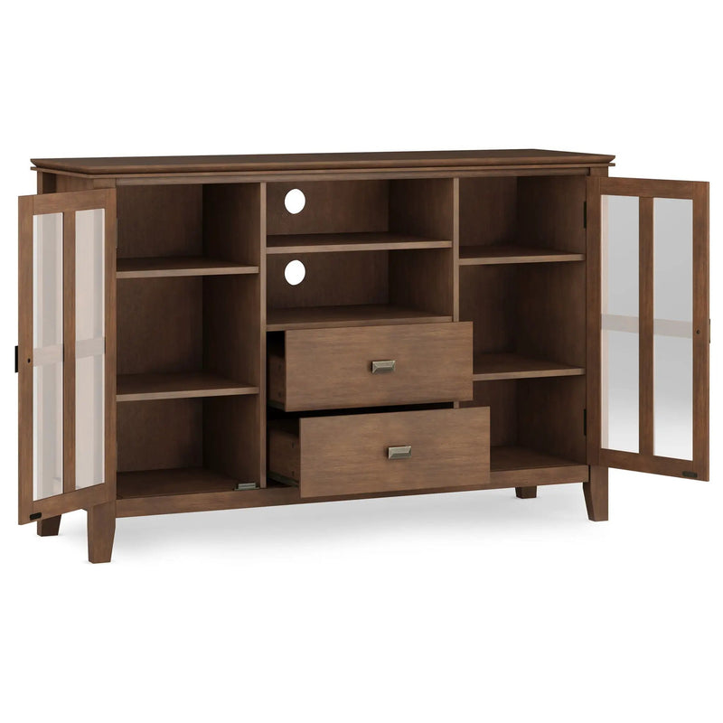 Artisan - Handcrafted Tall TV Media Stand by Unique Piece Furniture