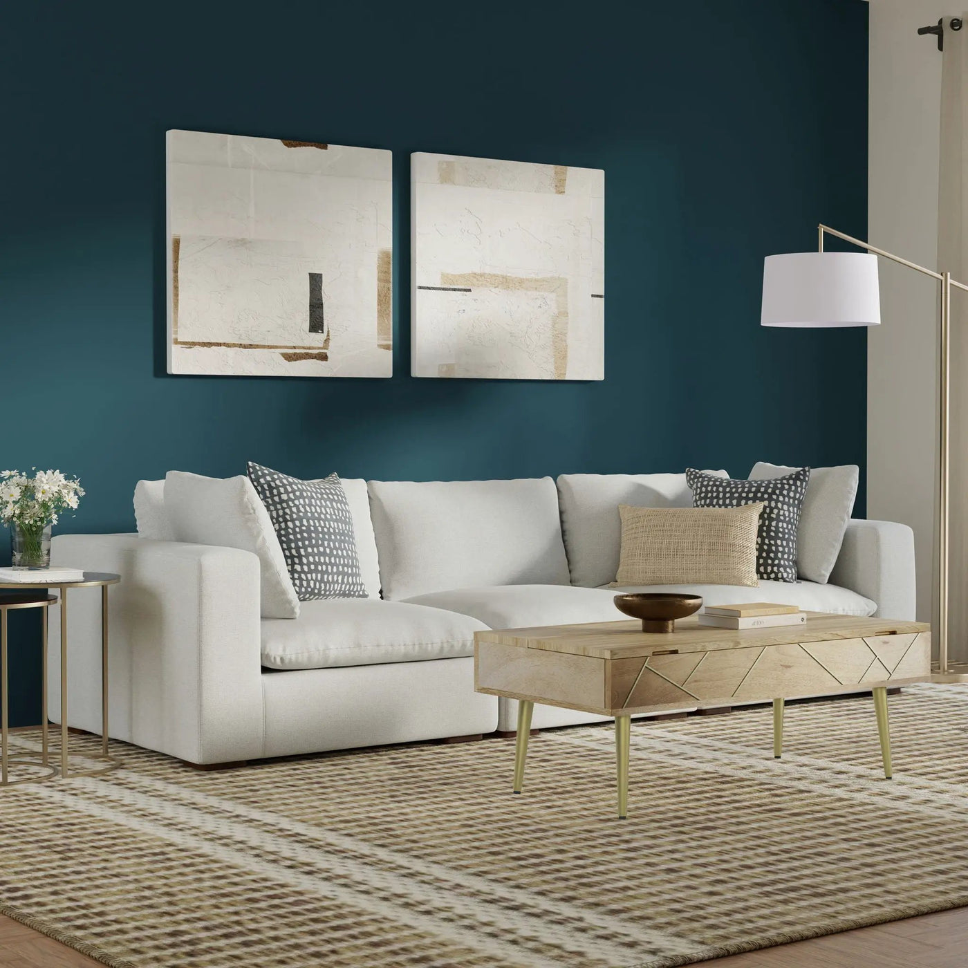 Jasmine - Handcrafted Sofa by HouseOfZazla