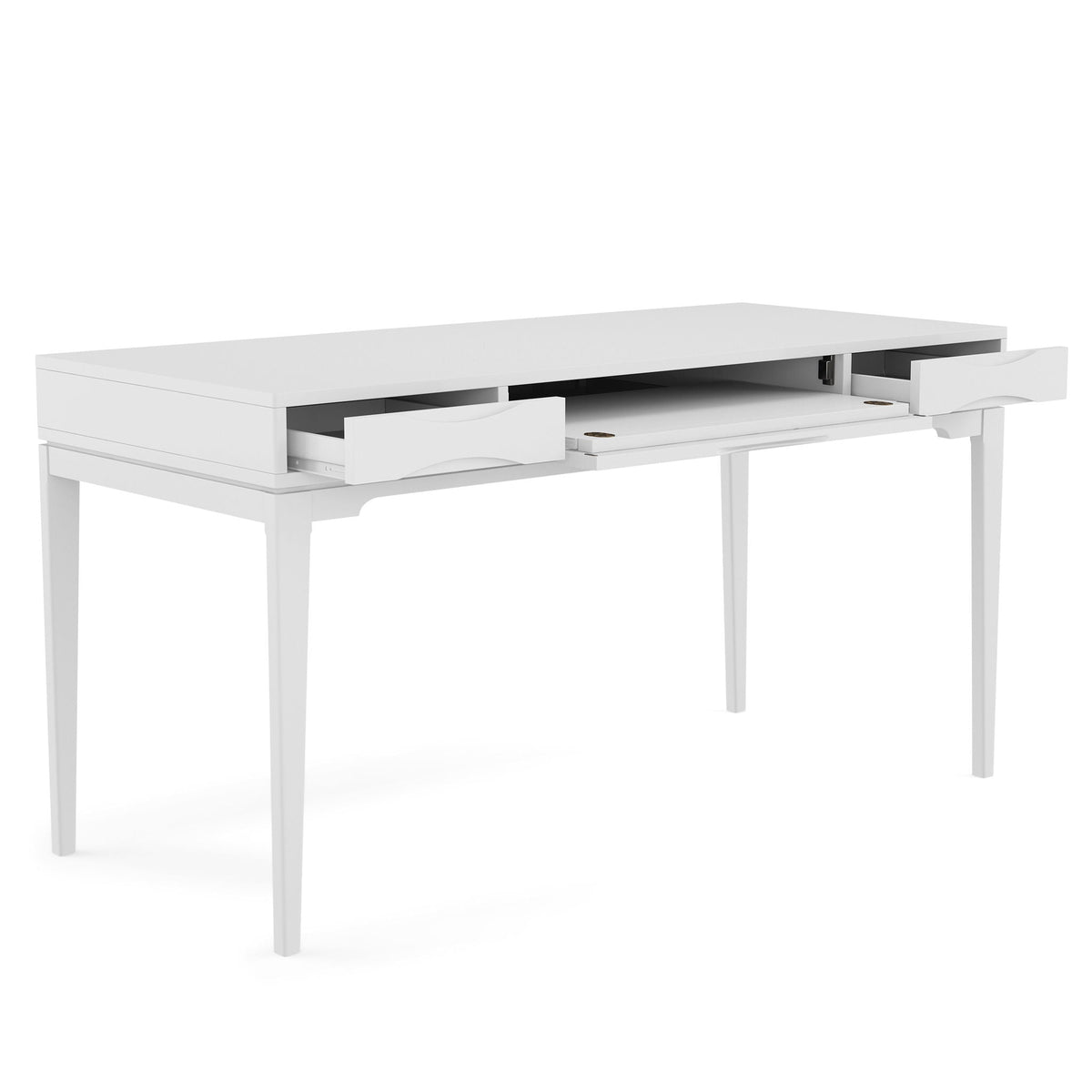 Handcrafted Desk with Flip-Down Keyboard Tray - Multiple Colors, photo 17 of 40