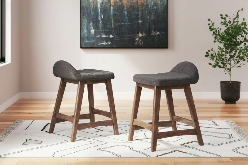 Lyncott - Upholstered Barstool (Set of 2) by Unique Piece Furniture
