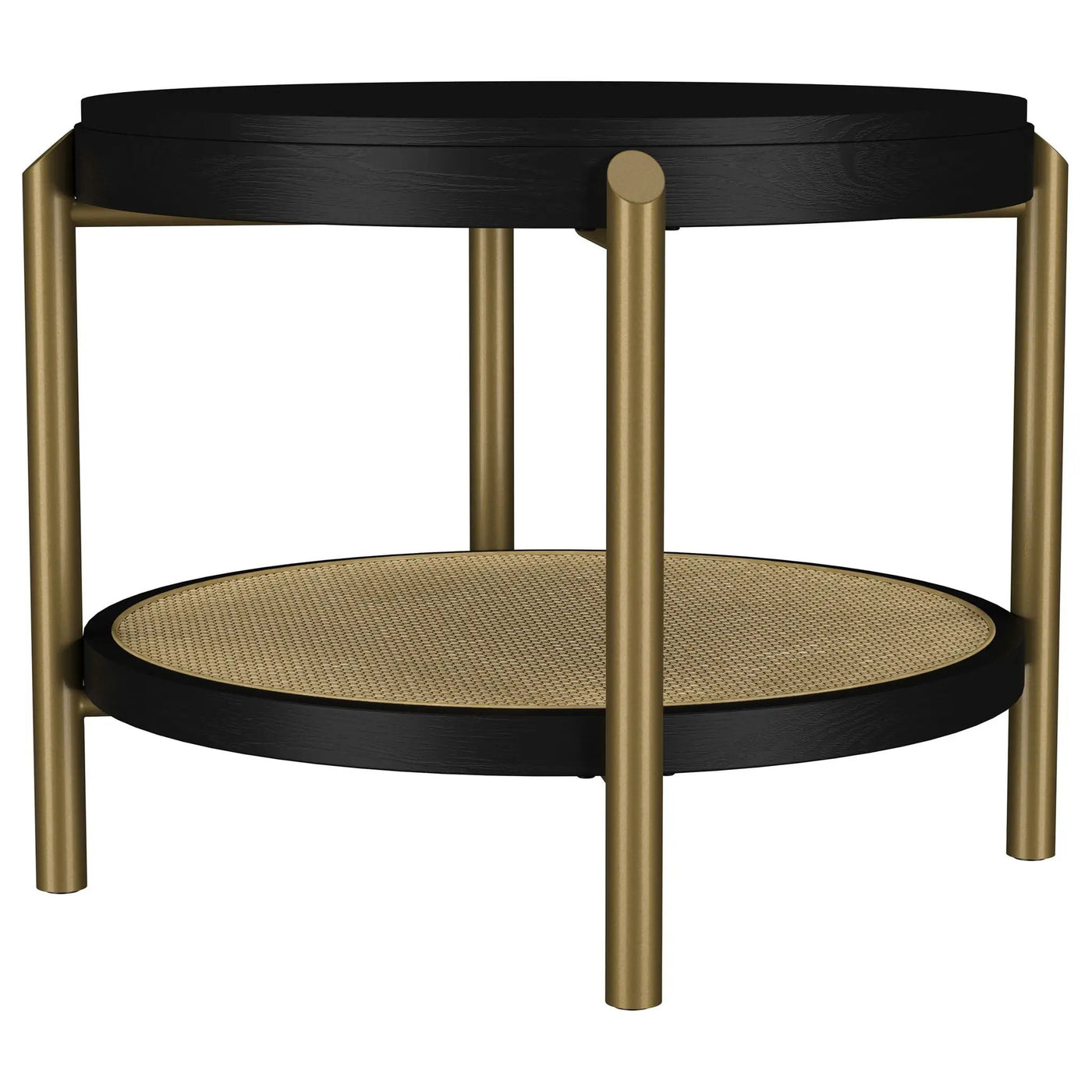 Benson - Round Coffee And End Table Set by HouseOfZazla