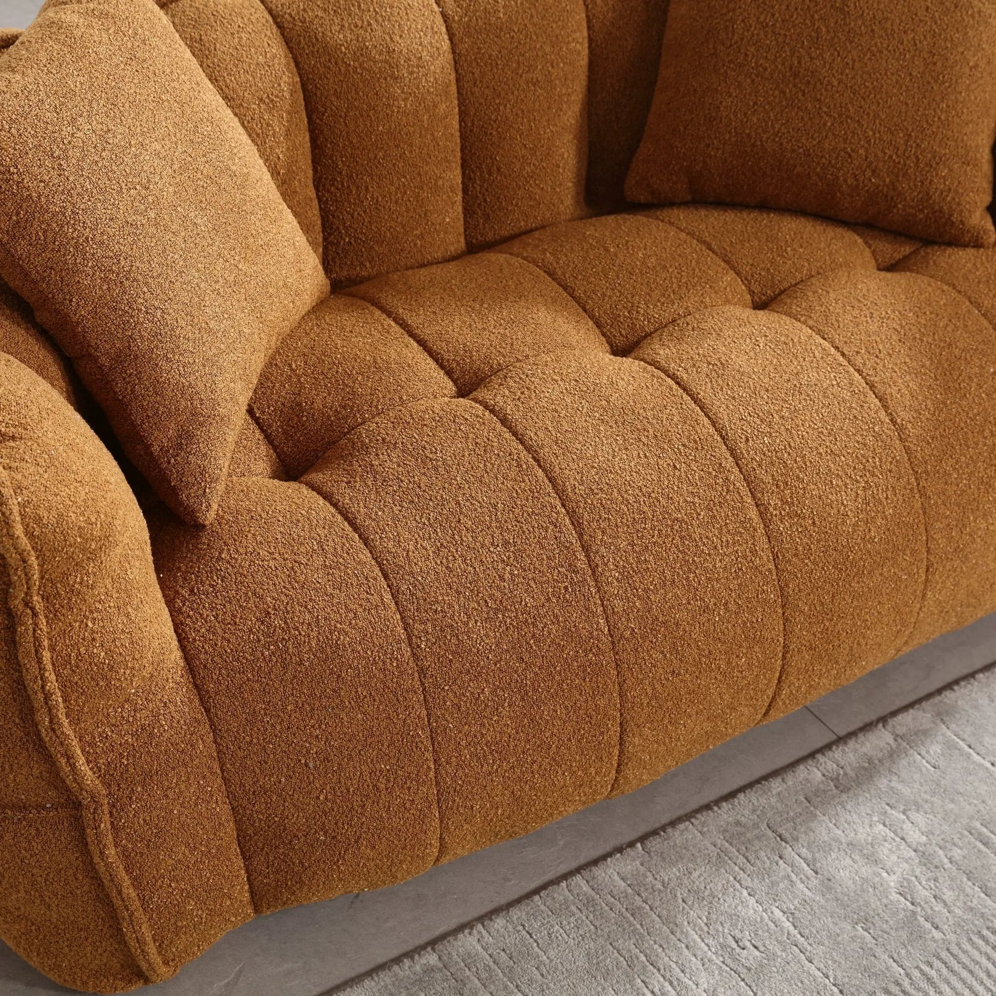 Cozy Beanbag Chair with High Resilience Foam Core by BLAKHOM