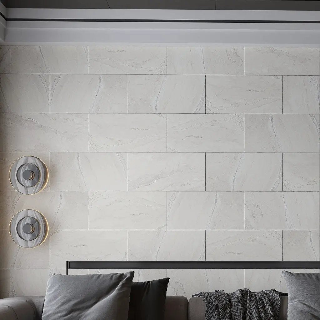 Stone Beige 12x24 Matte Porcelain Large Format Tile (6 pack, 11.62 sq ft/case) by Apollo Tile