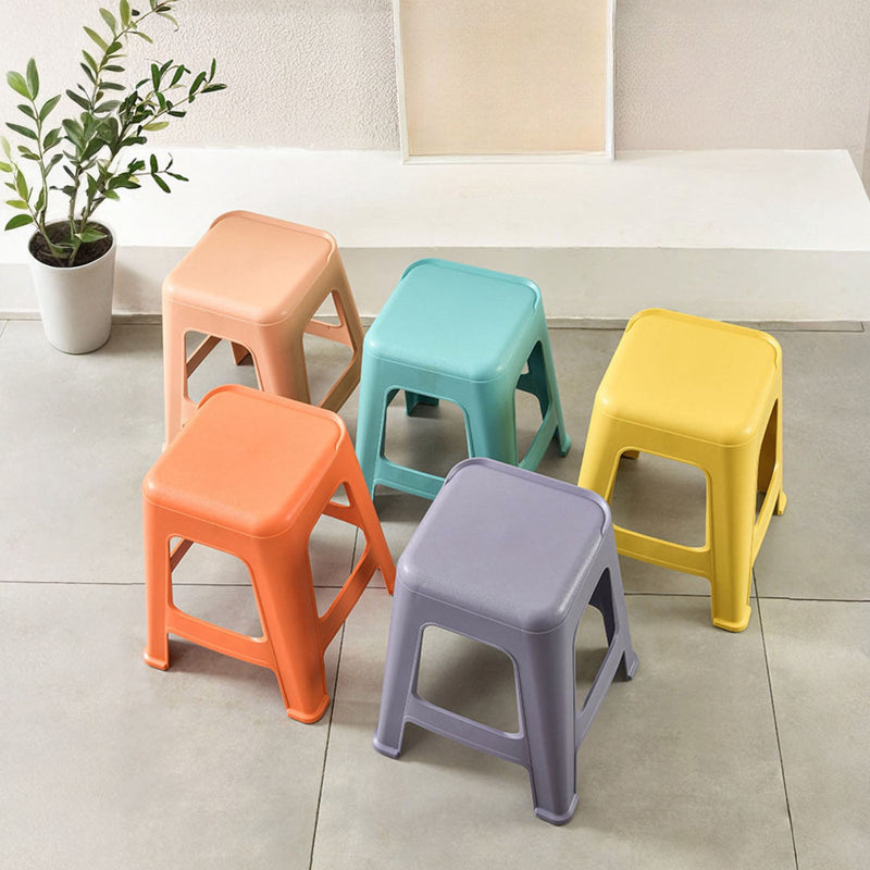 10 Pack Stackable Classroom Stools, 18.8" Height by HouseOfZazla