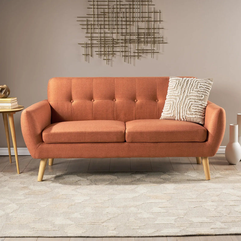 67.25" Button Tufted Loveseat by HouseOfZazla