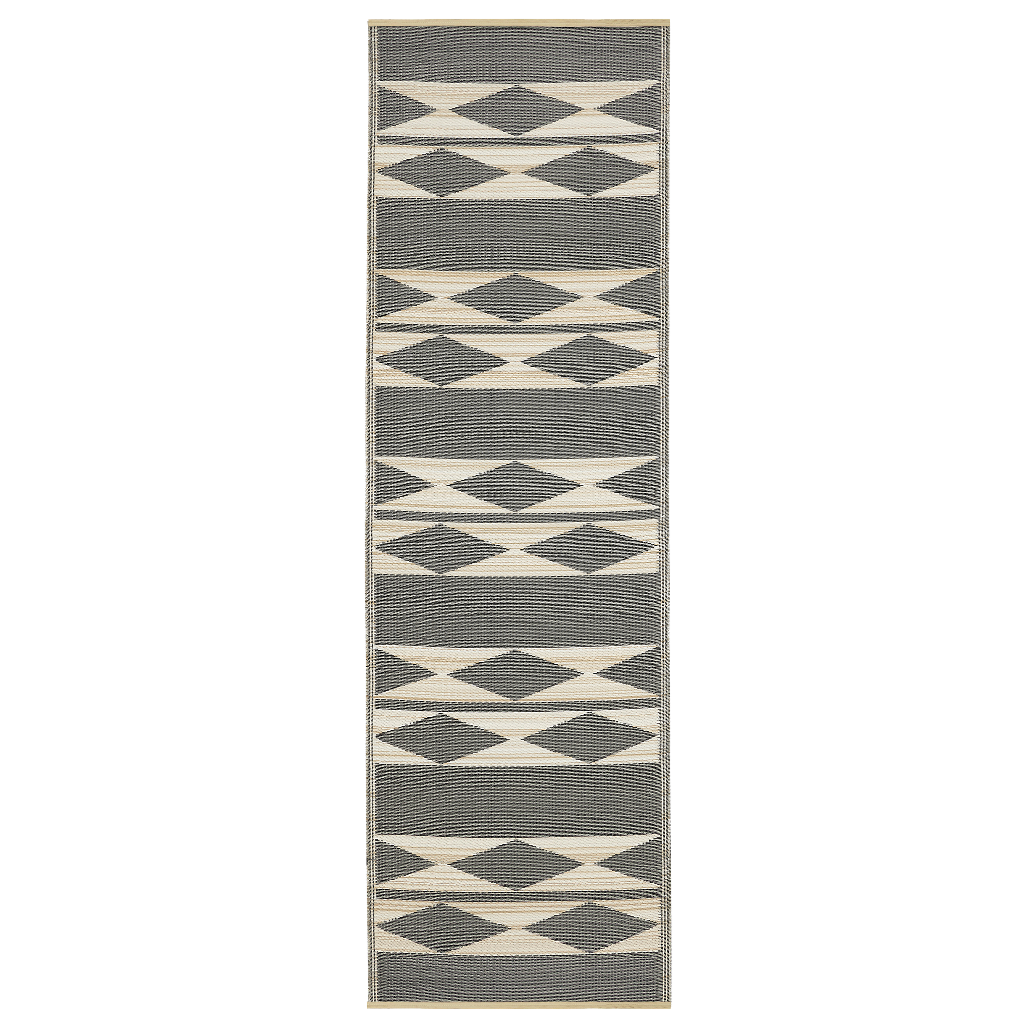 Cairo - Natural & Black Outdoor Rug for Patio by Fab Habitat