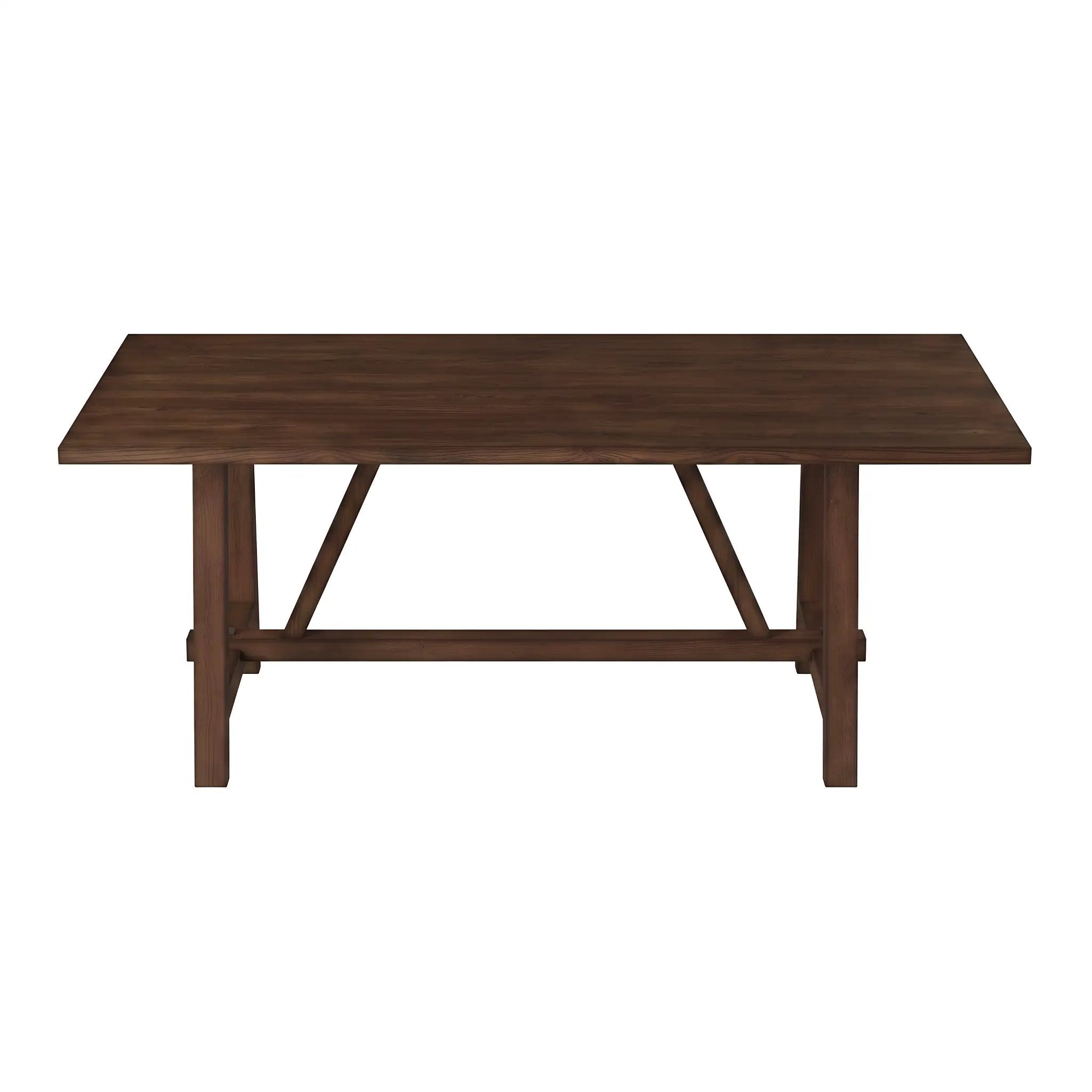 Farmhouse Style Dark Dining Table by HouseOfZazla
