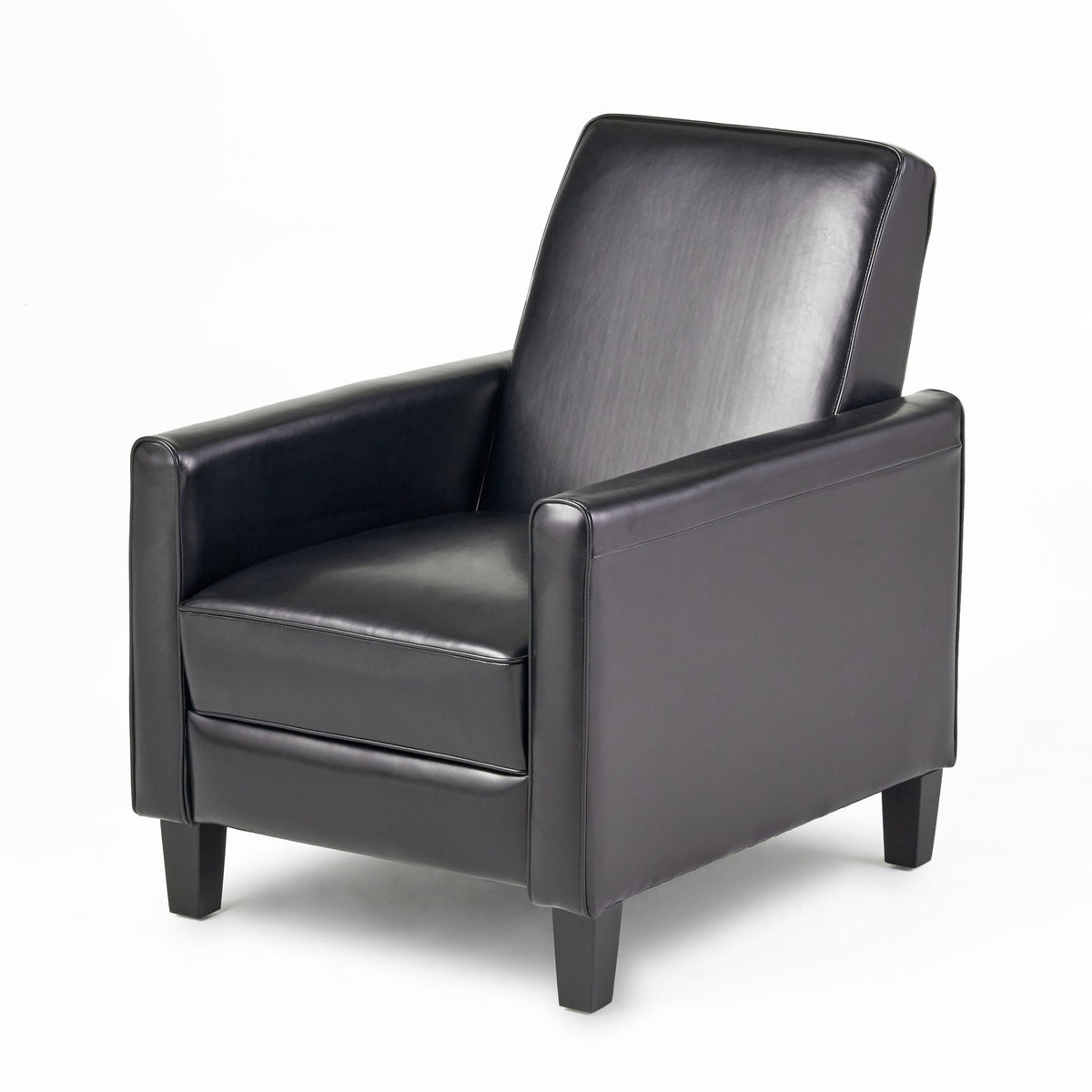 Upholstered Push Back Recliner Chair with Adjustable Recline - Multiple Colors, photo 20 of 40