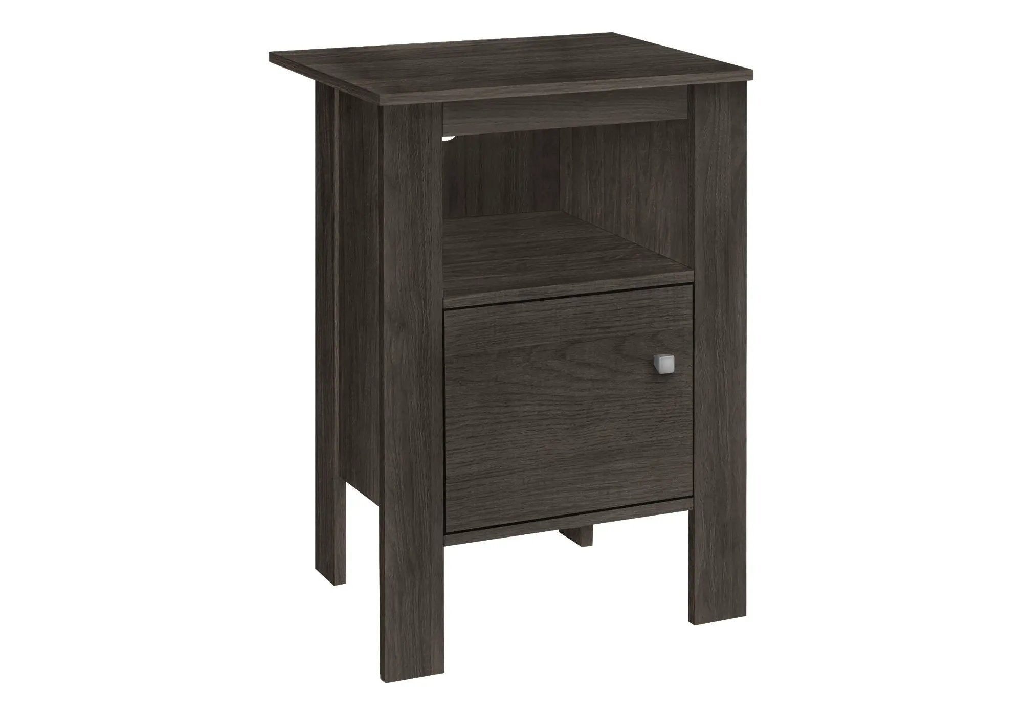 Accent Nightstand Side Table, Storage, Transitional - Oak by Unique Piece Furniture