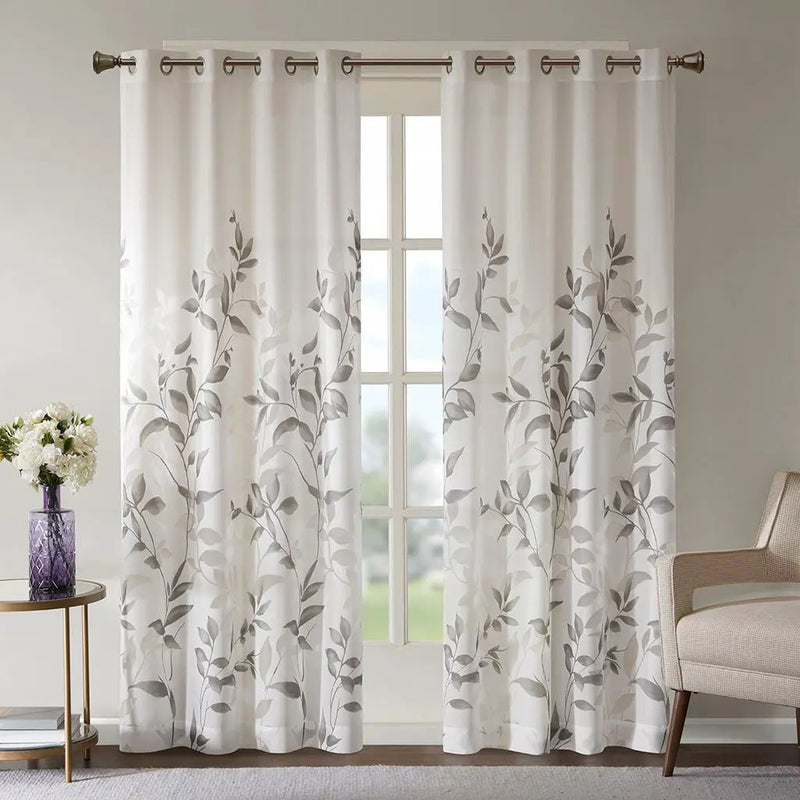 Burnout Printed Curtain Panel by HouseOfZazla