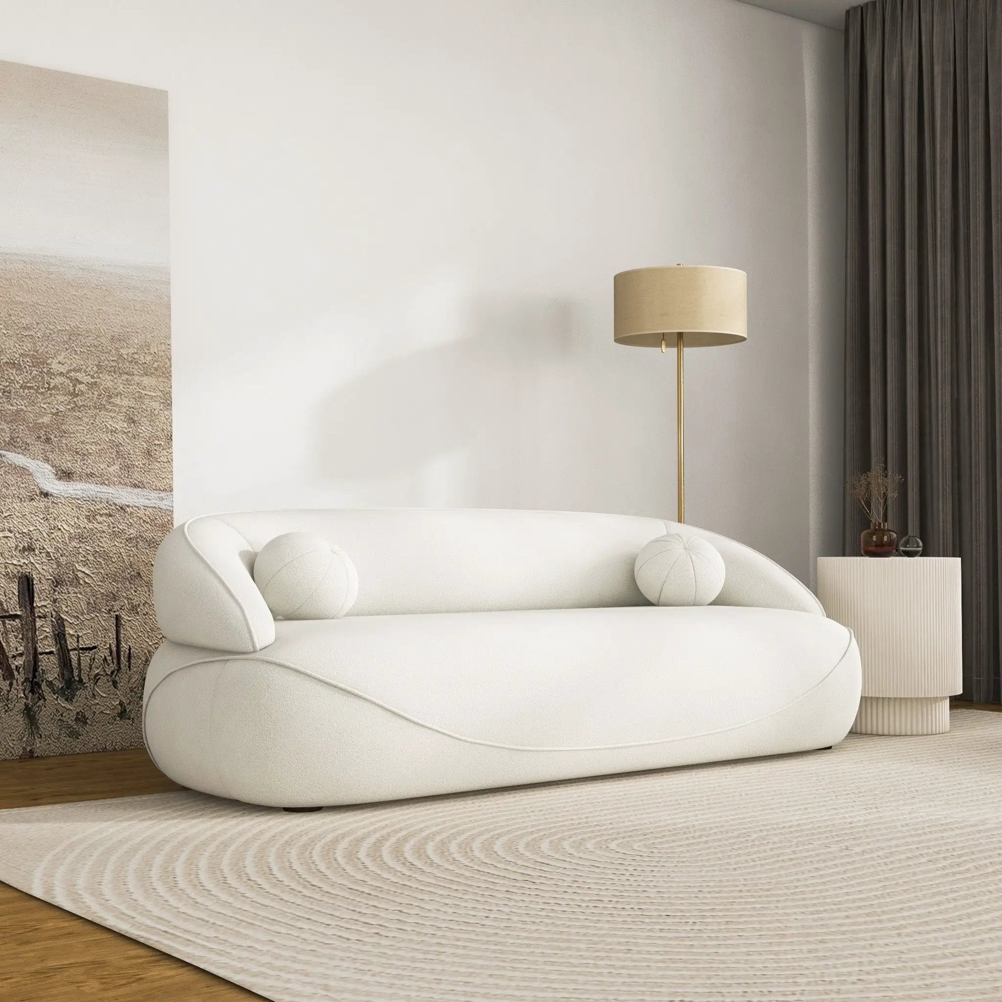 Andrew - Boucle Sofa by HouseOfZazla