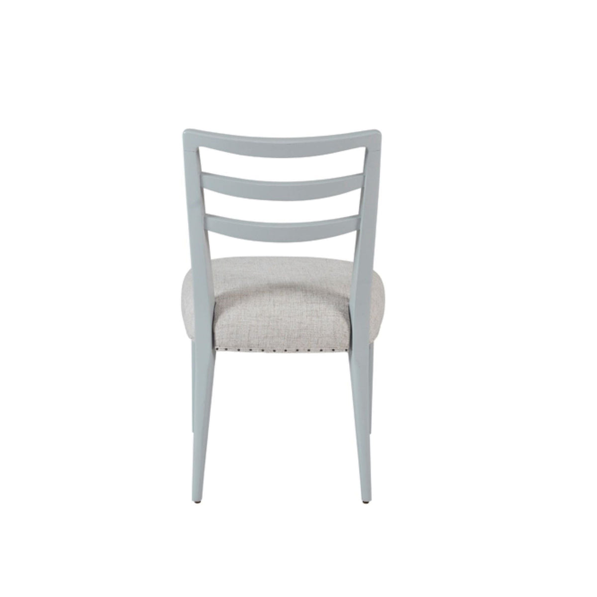 Ladderback Side Dining Chair Set of 2 with Classic Ladderback Design - Gray, Light Blue, White, photo 6 of 18
