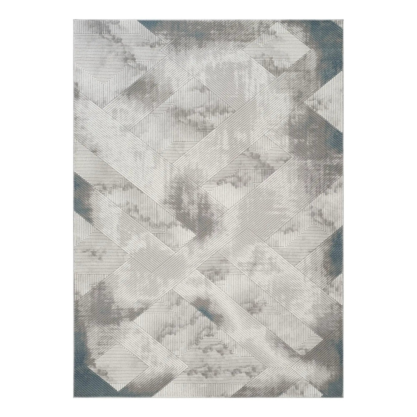 Geometrix - Contemporary Rug With 3D Effect by HouseOfZazla