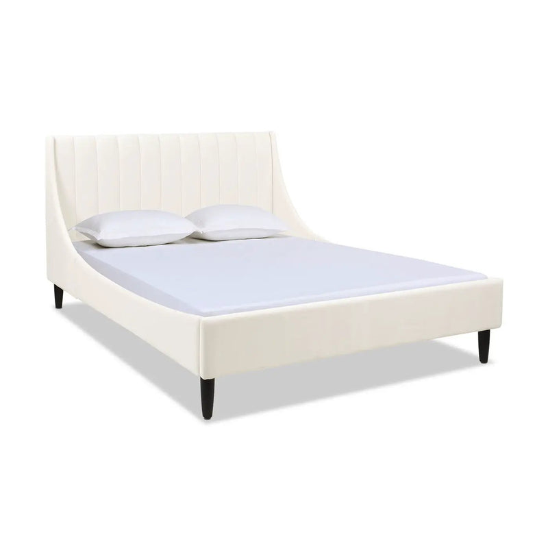 Aspen - Vertical Tufted Modern Headboard Platform Bed Set by Unique Piece Furniture