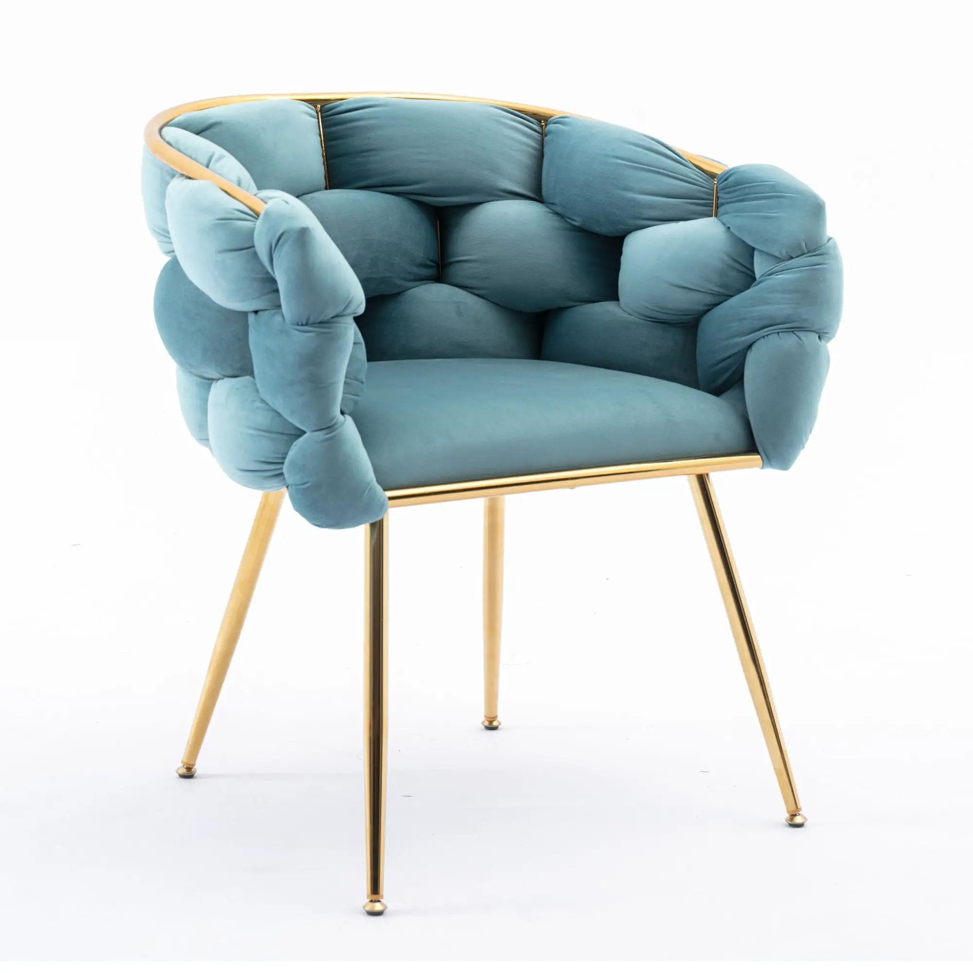 Luxury Modern Simple Leisure Single Sofa Chair Bedroom Lazy Person Household Dresser Stool Manicure Table Back Chair by HouseOfZazla