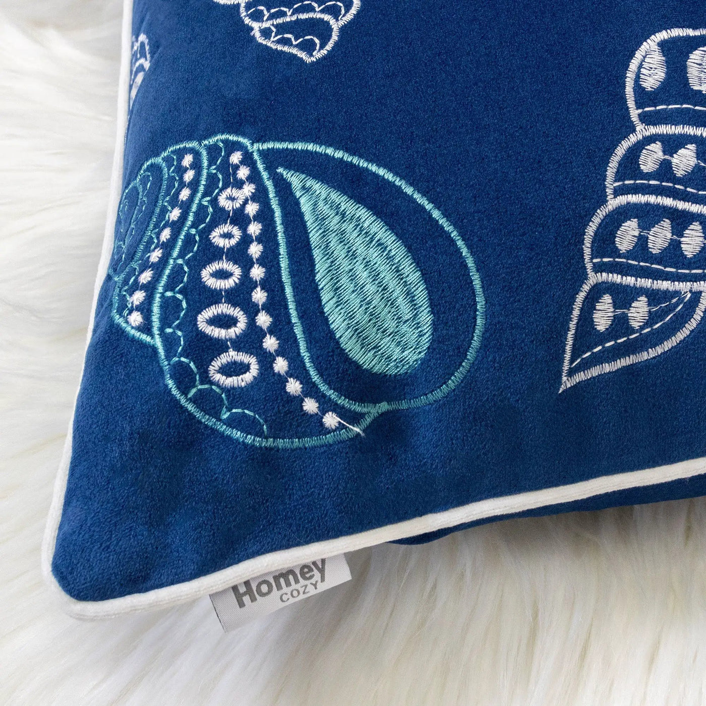 Seashells Pillow Cover by Unique Piece Furniture